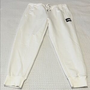 The North Face Box NSE White Joggers Pants NWT Size Large